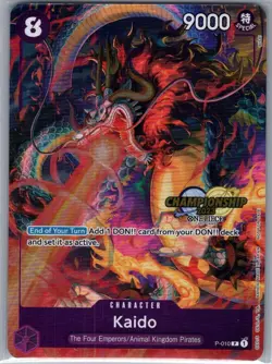 Kaido (CS 2023 Celebration Pack) P-010 English - One Piece Card - NM - Image 1