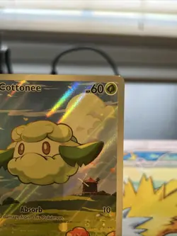 Pokemon TCG S&V White Flare Illustration Rare Holo Card Cottonee 090/086 NM - Image 3