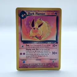 Pokemon TCG Karte - Dark Flareon 35/82 Team Rocket Dunkles Flamara Englisch - Image 1