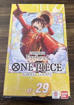 One Piece Starter Deck ST 29 Egghead Card Game New Factory Sealed Bandai - Image 1