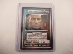 Decipher Star Trek CCG Jean-Luc Picard Card 1994 Black border Paramount Pictures - Image 1