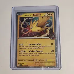 Team Rocket's Zapdos (Cosmo Holo) 070/182 Miscellaneous Cards & Products - Image 1