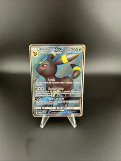 Umbreon GX 142/149 NM Sun & Moon Base Full Art Ultra Rare Pokemon Card - Image 1