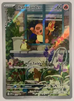Pokemon TCG Obsidian Flames Charmander #044 SVP Black Star Promo Card - Image 1