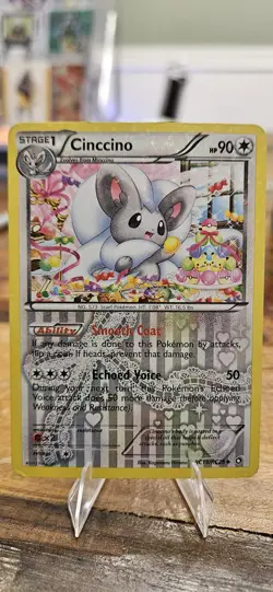 Cinccino RC19/RC25 Holo Legendary Treasures Radiant Collection Pokemon Card - Image 1