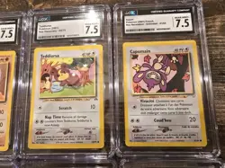 POKEMON Graded Card Lot 11 x Slabs Mixed CGC ALL Vintage Corrected Symbol French 636996769739 - Image 5