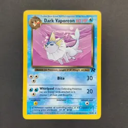 Pokemon TCG Karte - Dark Vaporeon 45/82 Team Rocket Englisch Dunkles Aquana - Image 2