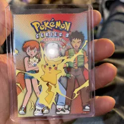 2000 Topps Pokemon TV Animation Edition Series 3 Checklist Card ft. Pikachu Etc - Image 1