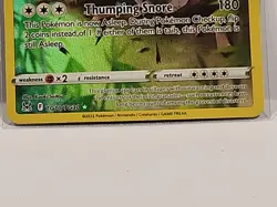 Pokemon TCG Snorlax Lost Origin Trainer Gallery Holo Ultra Rare Card TG10/TG30 - Image 3