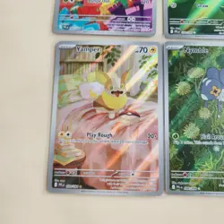 Pokemon 5 Card Lot Illustration Rare Yamper Nymble Wooper Ludicolo Togedemaru - Image 2