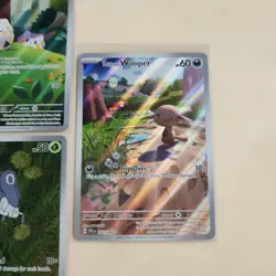 Pokemon 5 Card Lot Illustration Rare Yamper Nymble Wooper Ludicolo Togedemaru - Image 4