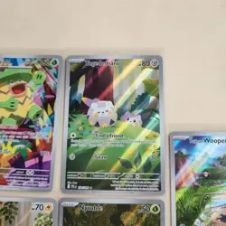 Pokemon 5 Card Lot Illustration Rare Yamper Nymble Wooper Ludicolo Togedemaru - Image 5