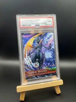 Shadow Mewtwo Pokken Tournament Amiibo Card PSA Graded MINT 9 Pokemon TCG - Image 1