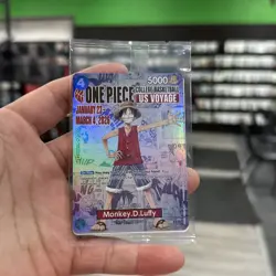One Piece Monkey D. Luffy US Voyage College Basketball Card SEALED - New Rutgers - Image 1