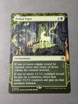 Primal Vigor Wilds of Eldraine: Enchanting Tales WOT Normal NM - Image 1