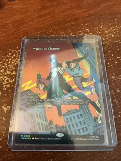 Winds of Change (Borderless Foil) Marvel Universe Eternal-Legal Spider-Man Mtg - Image 1