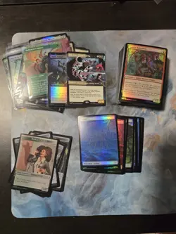 MTG Marvel Collector Booster Bulk Lot - 130+ Cards | 24 Rares, Holo Lands - Image 1
