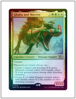 1x Ghalta and Mavren, Foil, Magic The Gathering MTG NM - Image 1