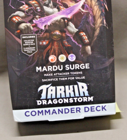 MAGIC THE GATHERING COMMANDER DECK MARDU SURGE TARKIR DRAGON STORM MINT c - Image 2