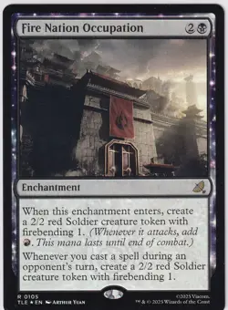 Fire Nation Occupation Extended Art Foil (Avatar: The Last Airbender) - Image 1