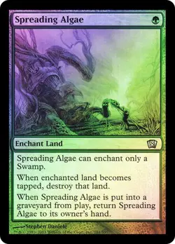 8th Edition MTG FOIL Spreading Algae Magic - Image 1