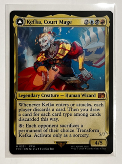 MTG - Final Fantasy - Kefka, Court Mage - Mythic 0231 - Image 1
