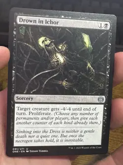 MTG Drown in Ichor - Phyrexia All Will Be One NM-MT - Image 1