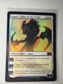 Ajani, Caller of the Pride Core Set 2013 (M13) Foil - Image 1