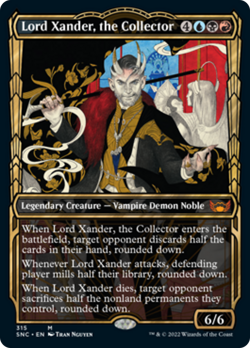 Lord Xander, the Collector (Showcase 315) FOIL Streets of New Capenna NM - Image 1