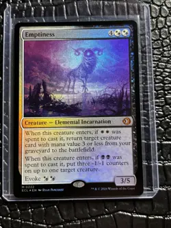 Emptiness Lorwyn Eclipsed Pack Fresh! Mint Foil Mythic MTG - Image 1
