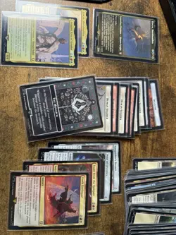MTG Commander Deck Lord of the Rings Riders of Rohan Sleeved NM - Image 3