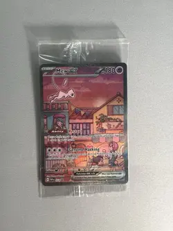 Mew ex SVP 053 Pokemon TCG Scarlet Violet 151 Black Star Promo Full Art SEALED - Image 2