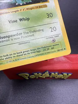 MP Pokemon TCG 1st Edition Shadowless Ivysaur Base Set 30/102 Regular - Image 3