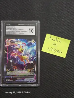 Jolteon VMAX Swsh184 CGC 10 Pokemon Card Sword Shield - Image 1