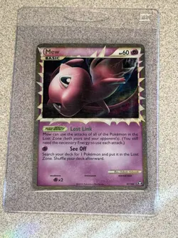 Pokemon Mew Prime TCG Card Triumphant Ultra Rare 97/102 HOLO. Near Mint - Image 1
