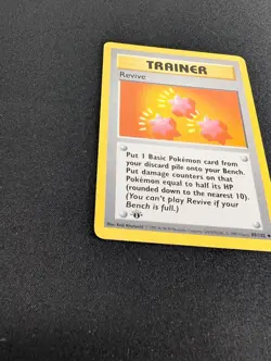 Pokemon TCG Trainer Revive Base Set 1st Edition Shadowless, Card 89/102 - Image 3
