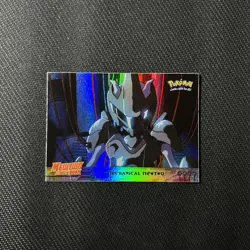 Pokemon Topps Mewtwo Strikes Back Mechanical Mewtwo #6 RAINBOW FOIL TCG Armored - Image 1