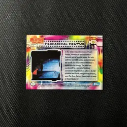 Pokemon Topps Mewtwo Strikes Back Mechanical Mewtwo #6 RAINBOW FOIL TCG Armored - Image 2