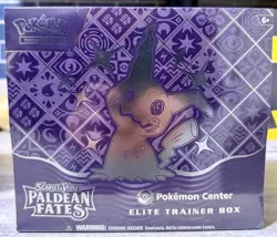 Pokemon TCG SEALED Pokemon Center Paldean Fates Elite Trainer Box ETB NM - Image 1