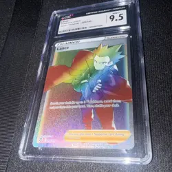 Lance 206/195 Pokemon TCG Silver Tempest Rainbow Full Art - Image 2