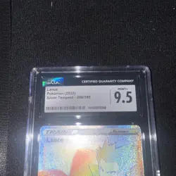 Lance 206/195 Pokemon TCG Silver Tempest Rainbow Full Art - Image 3