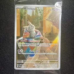 Pokemon TCG Mimikyu SVP075 Paldean Fates ETB Promo Card Sealed - Image 3