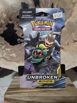 Pokemon Sun And Moon Unbroken Bonds Sleeved Booster Pack Factory Sealed - Image 1