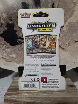 Pokemon Sun And Moon Unbroken Bonds Sleeved Booster Pack Factory Sealed - Image 2