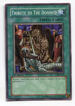 Yu-Gi-Oh! Tribute to the Doomed Common SKE-DE035 englisch Ehrung der Verdammten - Image 1