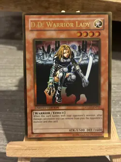 Yu-Gi-Oh! D.D. Warrior Lady GLD1-EN015 FR015 Limited Ed. Gold Rare Format Goat ! - Image 2