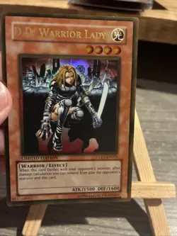 Yu-Gi-Oh! D.D. Warrior Lady GLD1-EN015 FR015 Limited Ed. Gold Rare Format Goat ! - Image 4