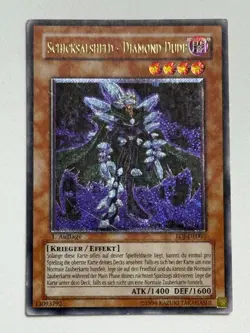 Yu-Gi-Oh! Schicksalsheld - Diamond Dude EOJ-DE003 Ultimate Rare 1. Auflage - Image 1