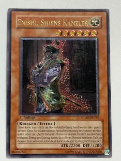 Yu-Gi-Oh! Enishi, Shiens Kanzler GLAS-DE032 Ultimate Rare 1. Auflage Deutsch - Image 1