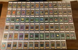 YuGiOh - LOB 1st Edition PSA 8-9 Set | Leg. o. Blue Eyes OG Vintage Eng NM-MT #7 - Image 1